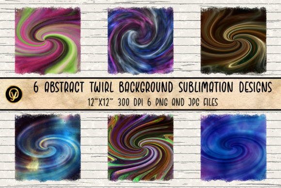 Abstract Twirl Background for Dynamic Visual Design