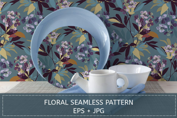 Blooming Garden: A Vector Floral Seamless Pattern for Creative Design