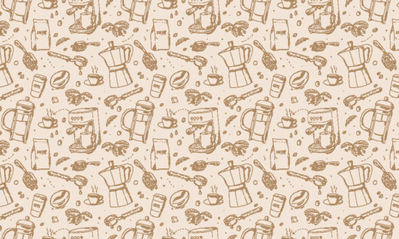 Capturing the Soul of the Roast: The Strategic Value of Handdrawn Coffee Background Vector Assets