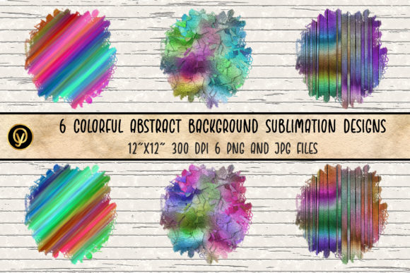 Colorful Abstract Background Sublimation for Creative Projects