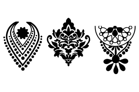 Creative Doodle Floral Wreath Frame Set