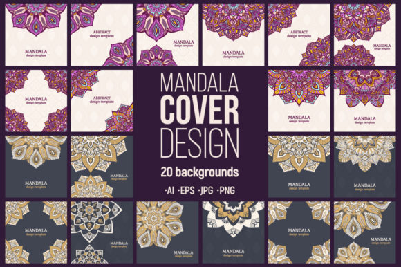 Elevating Digital and Print Communication: The Strategic Value of 20 Greeting Vector Card with Mandala Collections