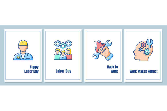 Labor Day Celebration Greeting Cards