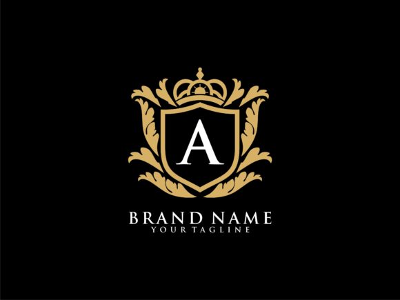 Luxury Shield Crest Logo Initial a Logo: Elevating Your Brand Identity