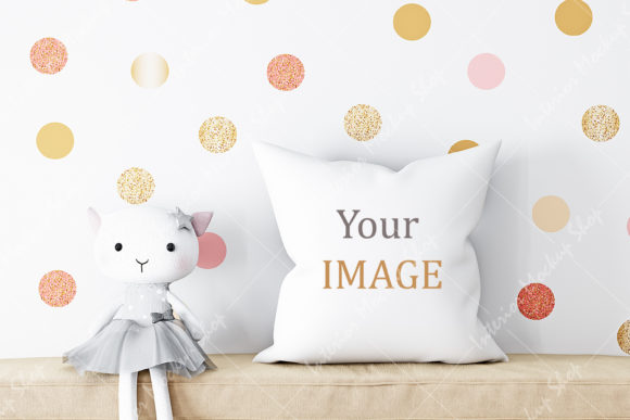 Mockup Pillow Kids - 388: The Ultimate Digital Tool for Visualizing Your Designs