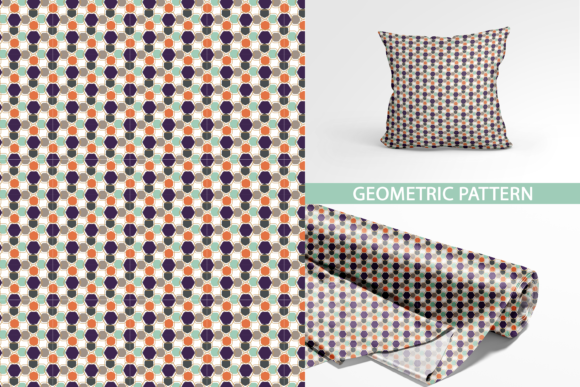 Pattern with Geometric Shapes for Creative Projects