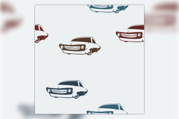 Simple Retro Car Seamless Pattern for Creative Projects