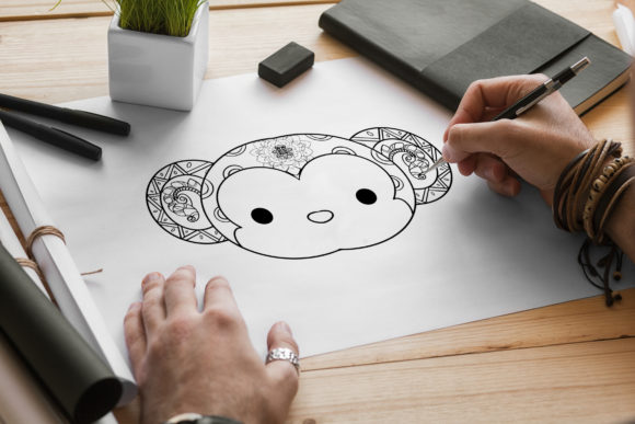 Unlocking Creative Potential with Monkey Mandala Coloring Pages: A Versatile Asset for Modern Creators