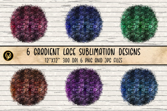 Unlocking Creativity with Gradient Lace Sublimation Designs